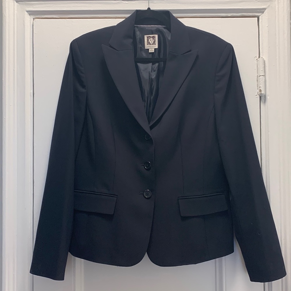 Anne Klein - Black Blazer - size 14 EUC